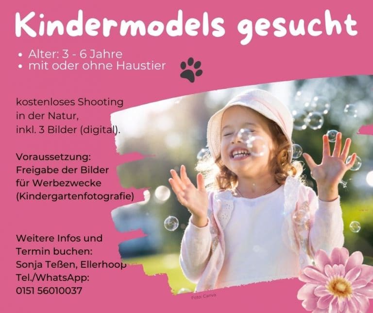 Read more about the article Kindermodels gesucht