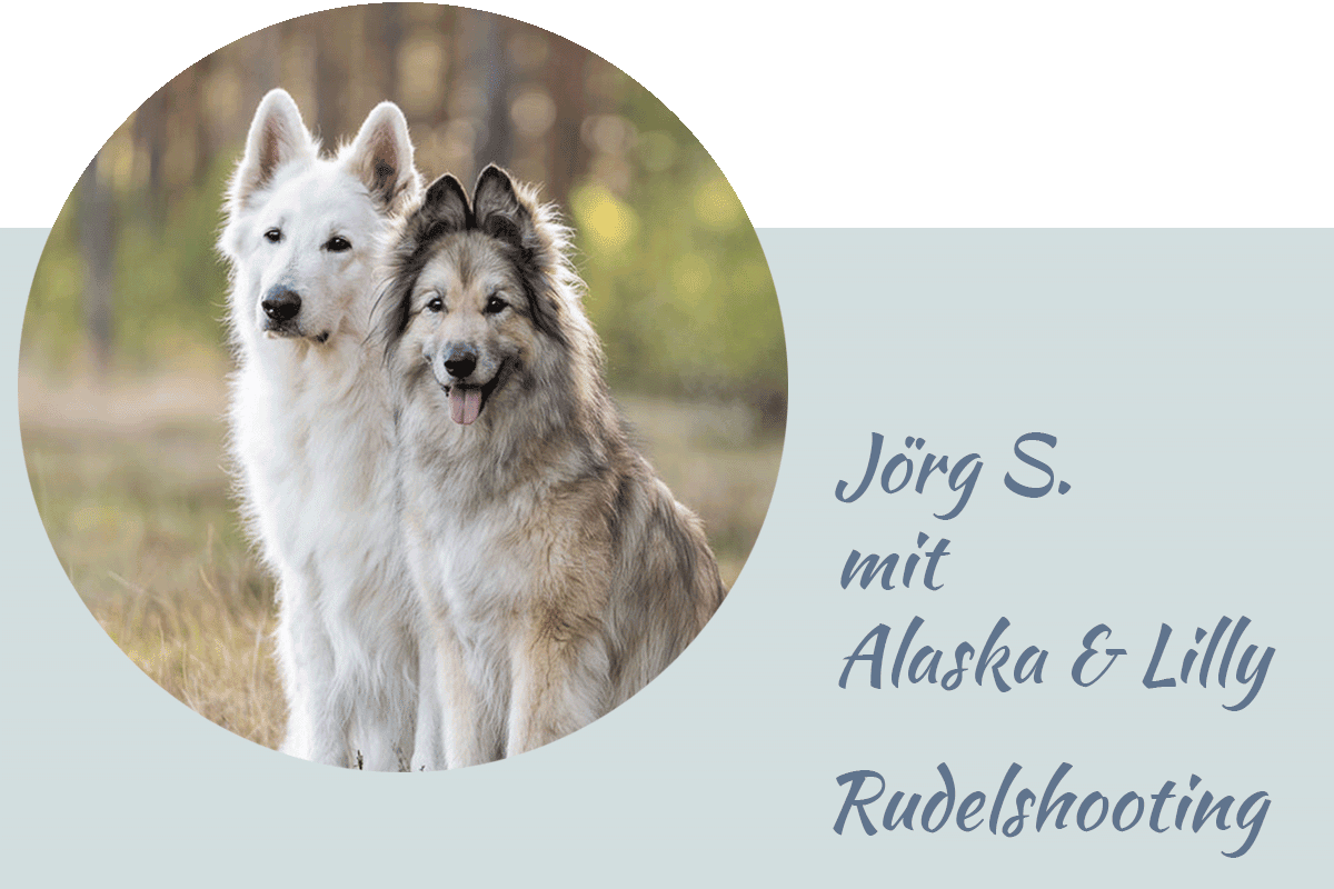 Jörg mit Lilly u. Alaska