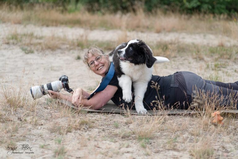 Sonja Teßen beim Fotoshooting